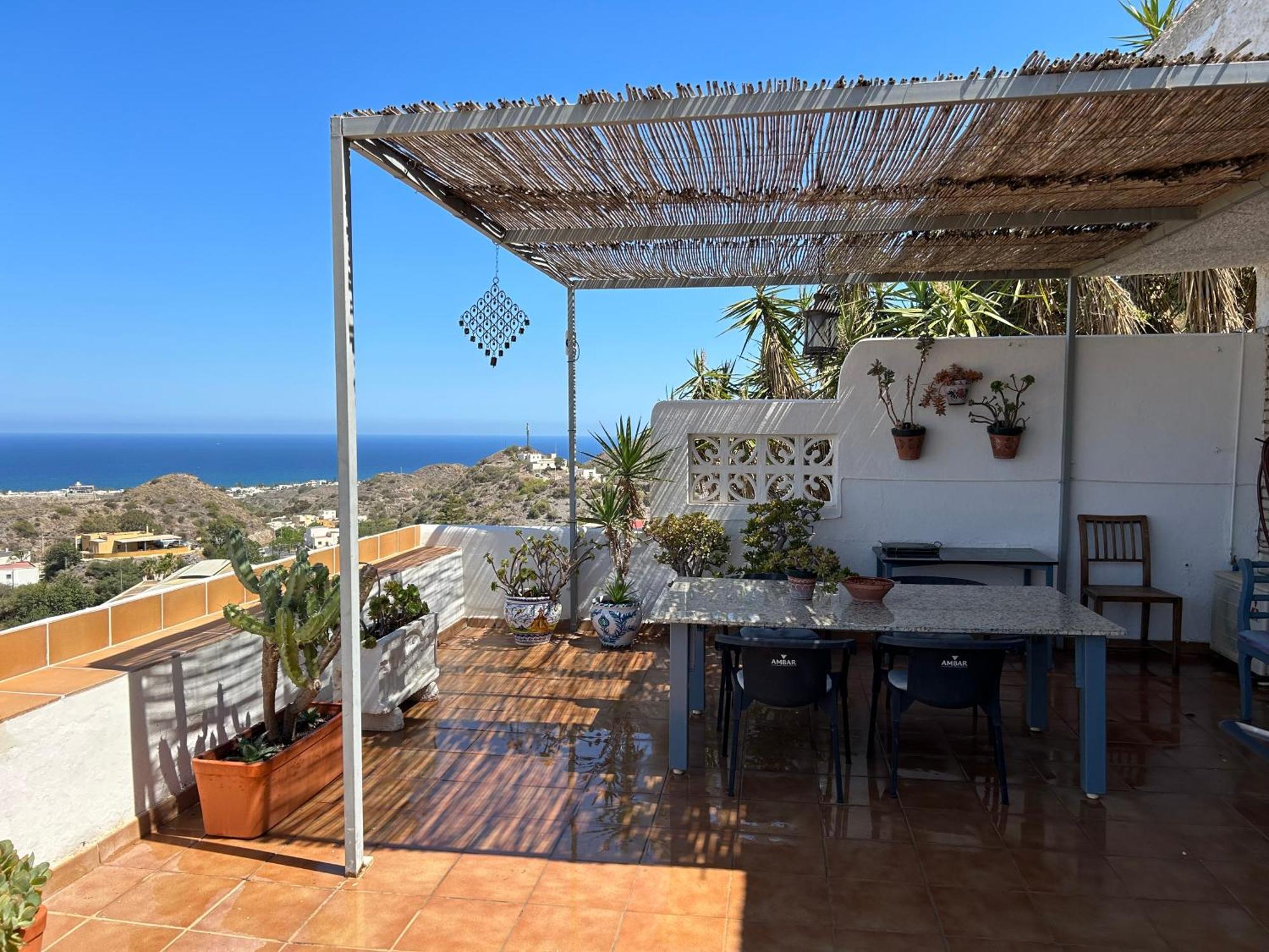 Apartment With A Great Terrace, Sea And Land Views Mojácar Zewnętrze zdjęcie