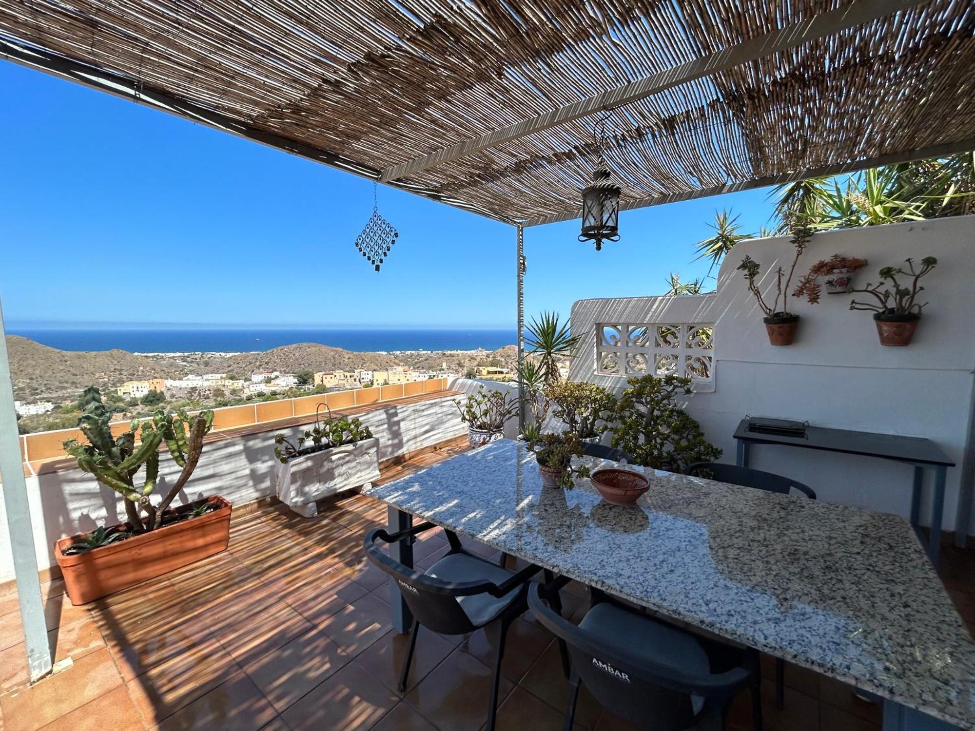 Apartment With A Great Terrace, Sea And Land Views Mojácar Zewnętrze zdjęcie