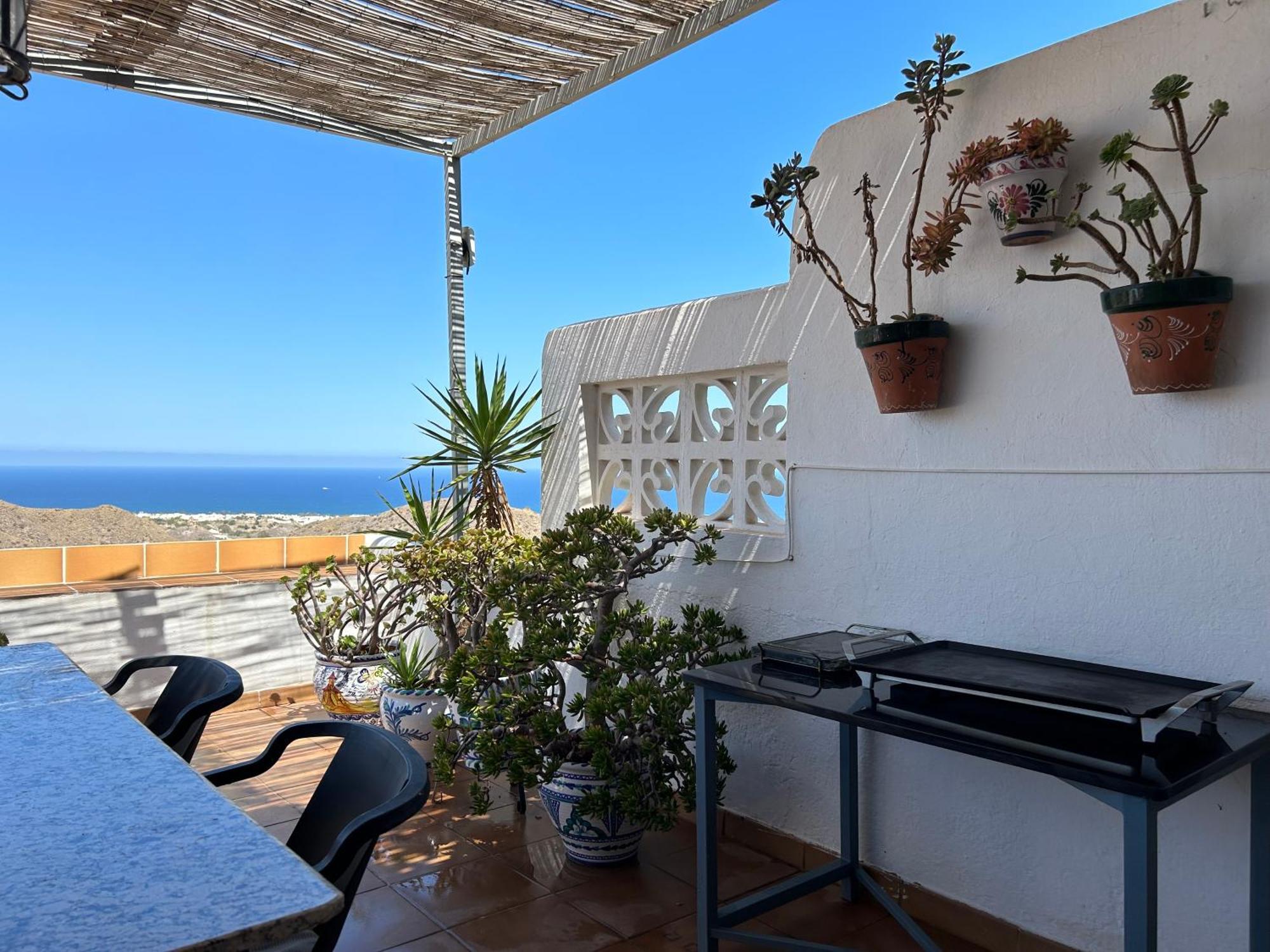 Apartment With A Great Terrace, Sea And Land Views Mojácar Zewnętrze zdjęcie