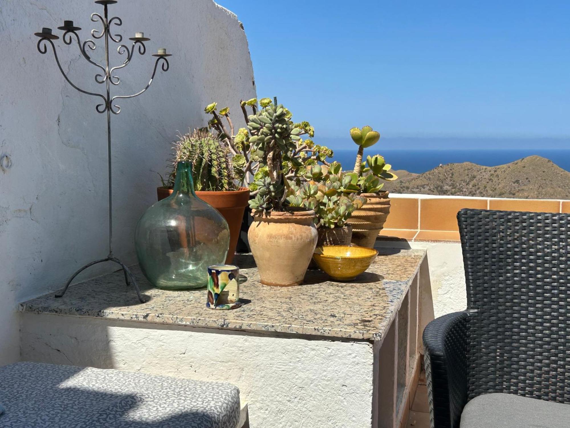 Apartment With A Great Terrace, Sea And Land Views Mojácar Zewnętrze zdjęcie